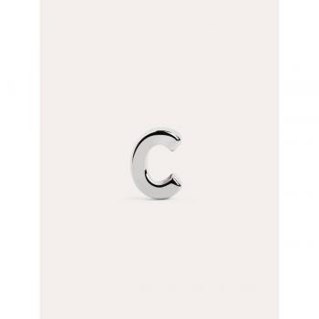 Pendiente Suelto Singularu Letter Plata - Letra C