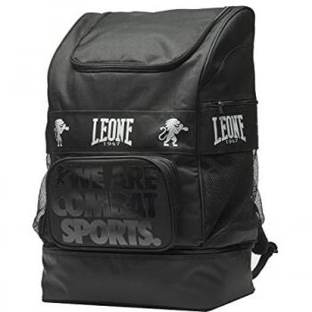 Mochila Deporte Leone 1947 Ambassador 50L Negra y Gris Unisex