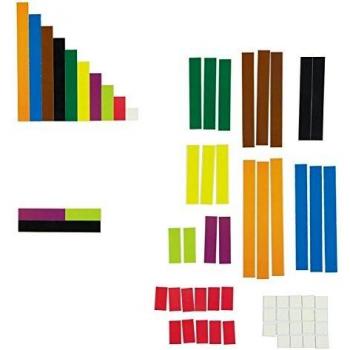 Magnetic Cuisenaire Rods Learning Set - 11 x 5, Multi-Color
