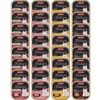Animonda Vom Feinsten Adult Megapack 32 x 100 g - Mixed Meat & Poultry Varieties Pack