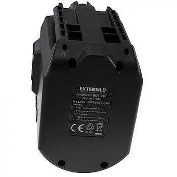 Batería Recargable NiMH 3300 mAh 24V Compatible con Ramset DD524, DynaDrill 524, PA6-GF35 y PAGF35 - Extensilo