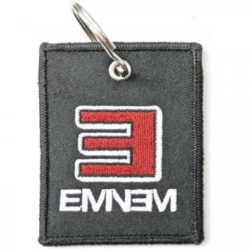 Llavero Eminem E Logo Gris, Blanco y Rojo One Size