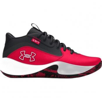 Zapatillas de baloncesto Under Armour Lockdown 7 infantil rojo, talla 39