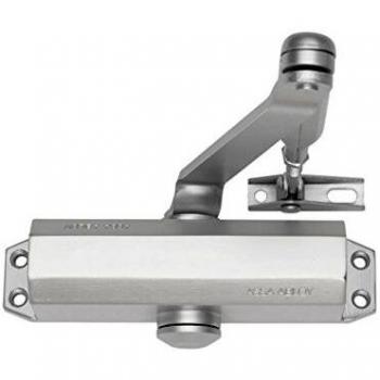 Tesa Assa Abloy Dc110-Ev1 Cierrapuertas con Brazo Articulado, Plata, Sin Retención