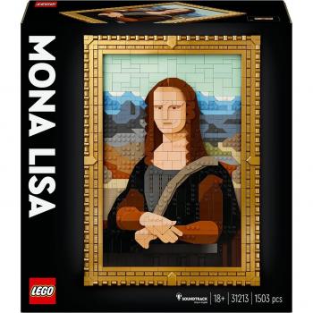 LEGO Art Mona Lisa Set de construcción para adultos 31213 - Juguete de construcción, incluye piezas para crear un mosaico de la obra Mona Lisa, diseñado especialmente para adultos, fomenta la creatividad y relajación, cuenta con