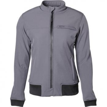 Chaqueta de Moto mujer GMS Metropole WP Gris impermeable textil