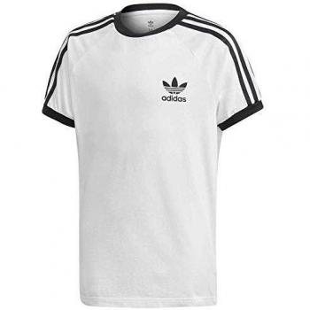 adidas DV2901 3STRIPES tee T-Shirt Unisex-Child White/Black 1112