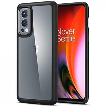 Funda Spigen Ultra Hybrid Negra Mate para OnePlus Nord 2 5G
