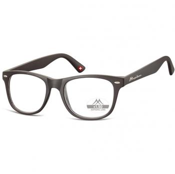 Montana Readers BOX67 Gafas Recetadas para Hombre Negras con armazones negros y lentes recetados de +3.50