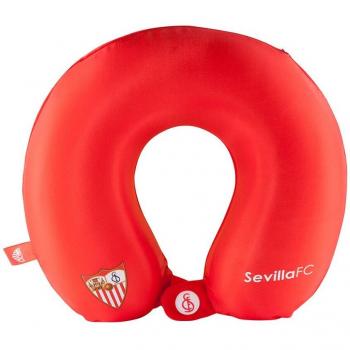 Cojín cervical de viaje Sevilla Fútbol Club, rojo