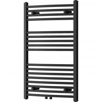 Radiador secatoallas eléctrico y de agua 433W 90x60x5,6cm Negro