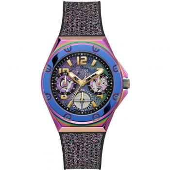 Reloj de mujer Guess Asteria GW0620L4 con correa de silicona negra