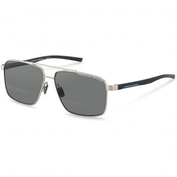 Porsche Design P8944 Polarized D Men's Silver Sunglasses 62mm