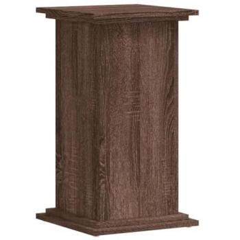 Soporte de Planta de Madera Multicapa Marrón Roble 33x33x60 cm