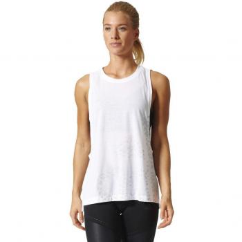 adidas Logo Tr Camiseta, Mujer, Blanco, XL
