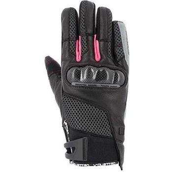 V quattro design sp 18zguantes para mujer color negrorosa talla m