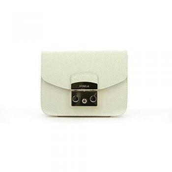 Furla - Metropolis Mini Crossbody, Shoppers y bolsos de hombro Mujer, Weiß