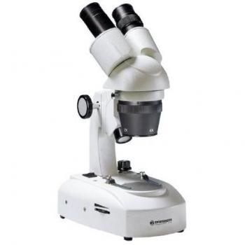 Bresser 5803100 Researcher ICD LED 20x-80x Microscopio, blanco