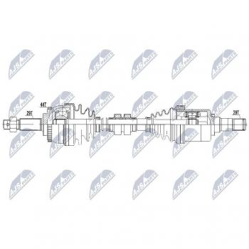 Árbol de transmisión NTY NPW-NS-060 con características de alta resistencia y durabilidad