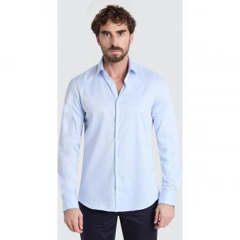Camisa de hombre Calvin Klein - 100% algodón, corte moderno, manga larga, cuello clásico, cierre frontal con botones, diseño minimalista, disponible en varios colores