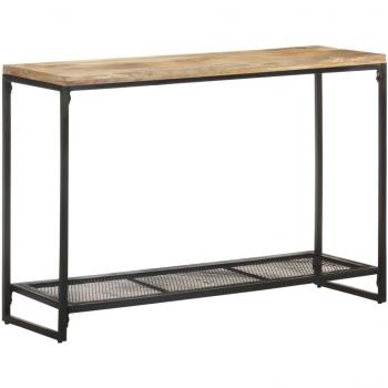 Mesa Consola de Madera Maciza de Mango 110x35x75 cm