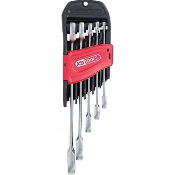 KS Tools 503.4255 Juego de llaves combinadas con carraca GEARplus, 5 pzs, 8-19mm