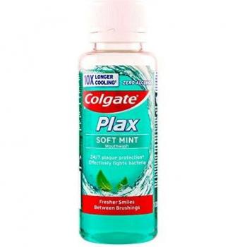 COLGATE enjuague bucal plax multiprotección formato viaje botella 100 ml