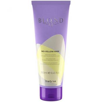 Inebrya Blondesse No-Yellow Hair Mask 250 ml - Yellow Tone Neutralizing Treatment