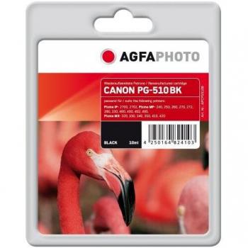 Agfaphoto APCPG510B - Cartucho de tóner Adecuado para MP240, Color Negro