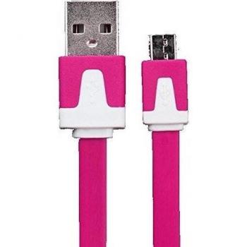 Plano Cable de carga USB a Micro USB para Acer Liquid Jade Z Plus, Acer Liquid Z500 Plus, Acer Liquid Z520 Plus Cargar Adaptador de cable Cable de carga Cable de datos plano banda