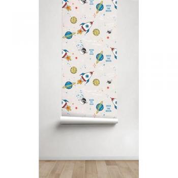 Papel Pintado Infantil Cosmos - Rollo 55 x 250 cm