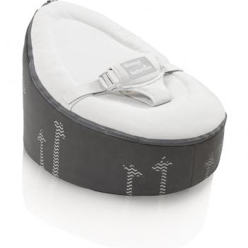 Babymoov Doomoo Seat Giraffe Grey Multi-Functional Baby Bean Bag and Lounger
