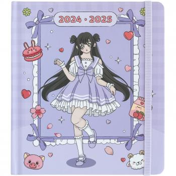 Agenda escolar 2024/2025 día página M 11 meses anime de Erik Editores