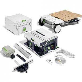 Sierra circular de mesa a batería Festool CSC SYS 50 EBI-Basic-Set