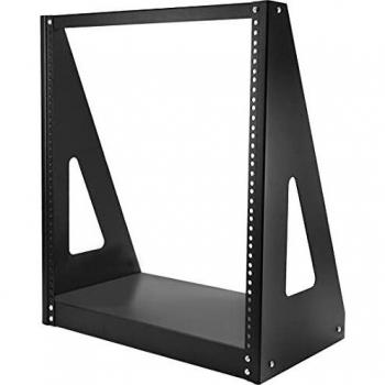 StarTech.com 12U Heavy Duty 2 Post Open Frame Network Rack - 350lbs - 19 Free Standing Desktop Rack for Computer, AV, Media, IT Equipment
