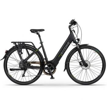 Bicicleta Eléctrica de Trekking Ecobike X-Cross L Negra 13Ah