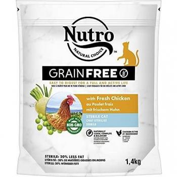 Nutro Grain Free gato esterilizado pollo 1,4 kg