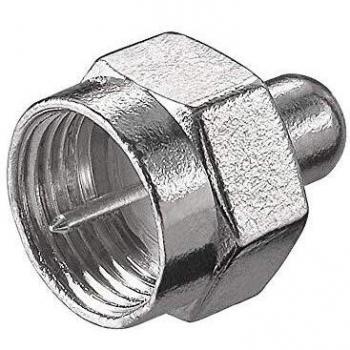 Resistencia de Terminación F 75 Ohm - Conector F para Antena y Equipos de Audio