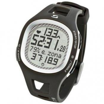 Sigma 21010 - Reloj pulsómetro, incluye banda torácica, señal analógica, color gris