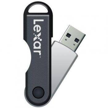 Lexar JumpDrive TwistTurn - Memoria USB 2.0 de 16 GB, Plata
