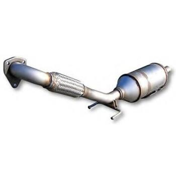 Catalizador Original HJS 93 11 2015 para Volkswagen Polo IV, SEAT Ibiza III y SKODA Fabia I con DPF y Filtro de Partículas