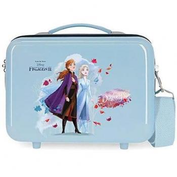Disney Frozen Nature is magical Nececer Adaptable Azul 29x21x15 cms ABS