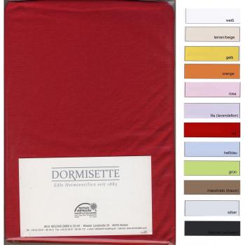 Dormisette 37-604 - Funda para almohada, algodón, 40 x 60 cm, color marrón