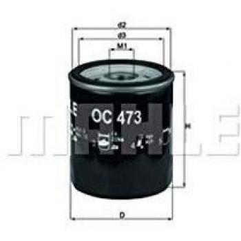 Knecht OC 473 filtro de aceite