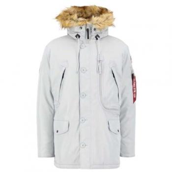 Alpha Industries Women's Polar Jacket - Grey Cold Weather Parka