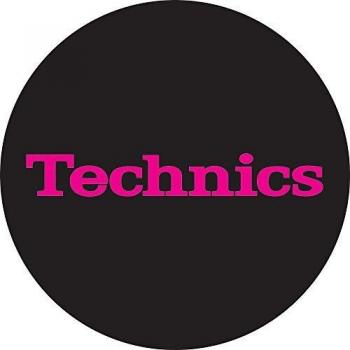 Magma Technics Simple T3 LP Slipmat - Pink on Black