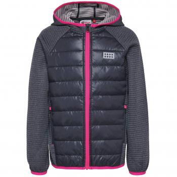 LEGO Wear M\u00e4dchen Siam 107-Sweatjacke Mit Steppanteil, Chaqueta para Niñas, Gris