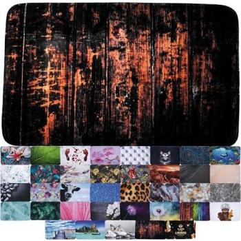 Alfombra de baño vintage antideslizante 50 x 80 cm, suave y lavable