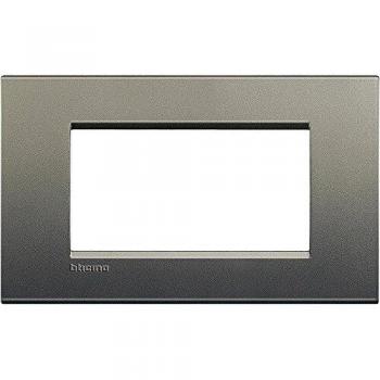 Placa Embellecedora 4 Módulos LivingLight Quadra BTicino Color Avenue LNA4804AE
