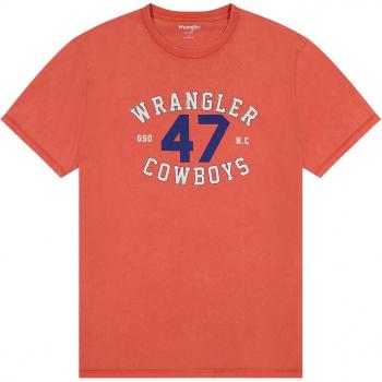 Graphic T-Shirt Wrangler Burnt Sienna